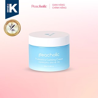 Kem dưỡng ẩm PEACHOLIC chiết xuất ngải cứu và lợi khuẩn Probiotics Calming Cream 100ml (date: 08/05/2026)