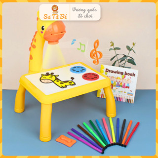 Bàn Vẽ Có Đèn Chiếu Sáng Thông Minh, Máy Chiếu Đa Năng 24 Hình Tranh Cho Bé Tập Vẽ Và Tô Màu Hình Hươu Hàng To Loại 1