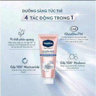 Sữa Dưỡng Thể Vaseline 10X 4X 70X Phiên Bản Thái Lan – Dưỡng Sáng Da, Mềm Mịn, Chống Khô Ráp