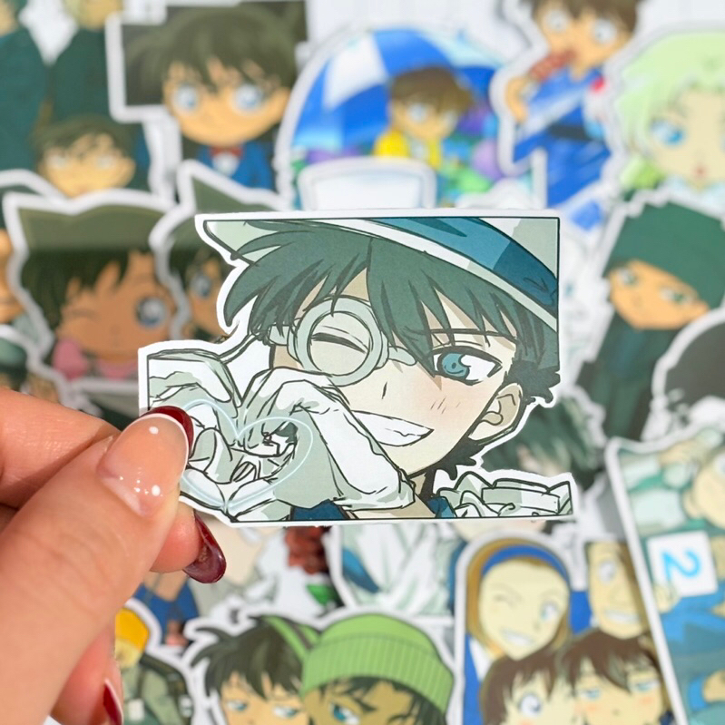 [Conan] Set 20 sticker trang trí dễ thương, miếng dán sổ tay - Sticker Anime Conan