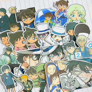 [Conan] Set 20 sticker trang trí dễ thương, miếng dán sổ tay - Sticker Anime Conan