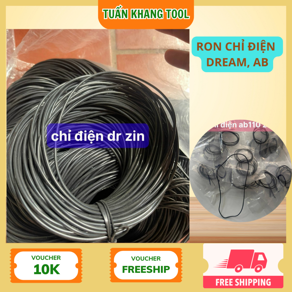 Ron chỉ điện Dream, AB110, AB125, Phớt chỉ điện xe máy AB110, AB125 Zin Tuấn Khang Tool
