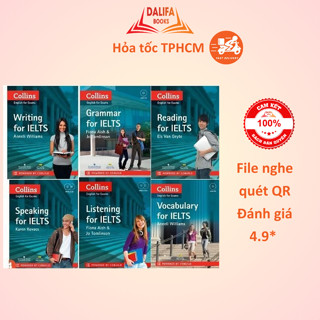 Sách - Collins English for exams: Writing, reading, speaking, Listening, Grammar, Vocabulary for ielts (Lẻ tuỳ chọn)