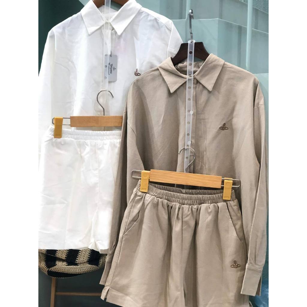 Db201 - Set bộ linen đũi basic set kiểu nam nữ unisex hàng ngày...