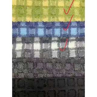 vải linen lông kẻ ô vuông