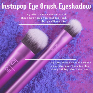 Set 2 Cọ Mắt RT REAL TECHNIQUES Insta Eye Brush Eyeshadow