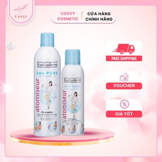 Xịt khoáng evoluderm atomiseur eau pure ❣️freeship❣️ 400ml/150ml.