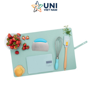 Thảm nhào bột Silicon Unibaker MB037,có thể cuộn gọn dễ dàng cất giữ