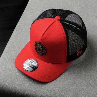  Nón kết mũ lưỡi trai Trucker CLB Manchester United vải Kaki phối lưới đẹp thời trang 