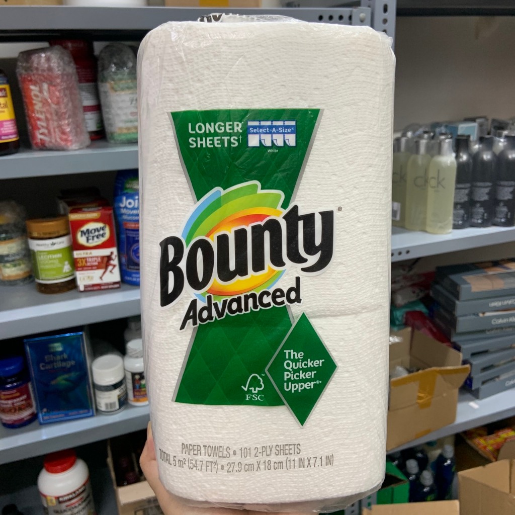 Bịch 12 cuộn giấy nhà bếp BOUNTY PRINT NATURE INSPIRED - EDS Hàng Mỹ