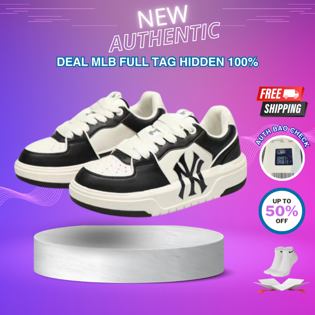 [ Chính Hãng ] Giày MLB Chunky Đen Full SiZe 36-43 Full Box