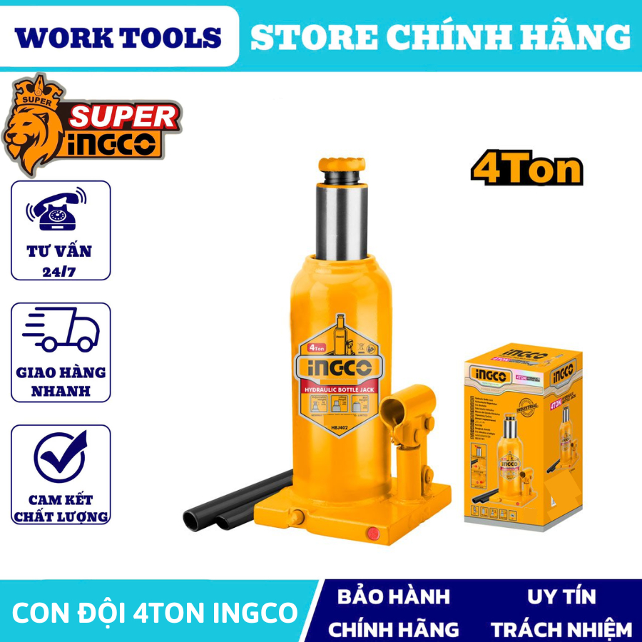 INGCO Kích đội 4 tấn HBJ402 (Cam kết Chính Hãng 100%)