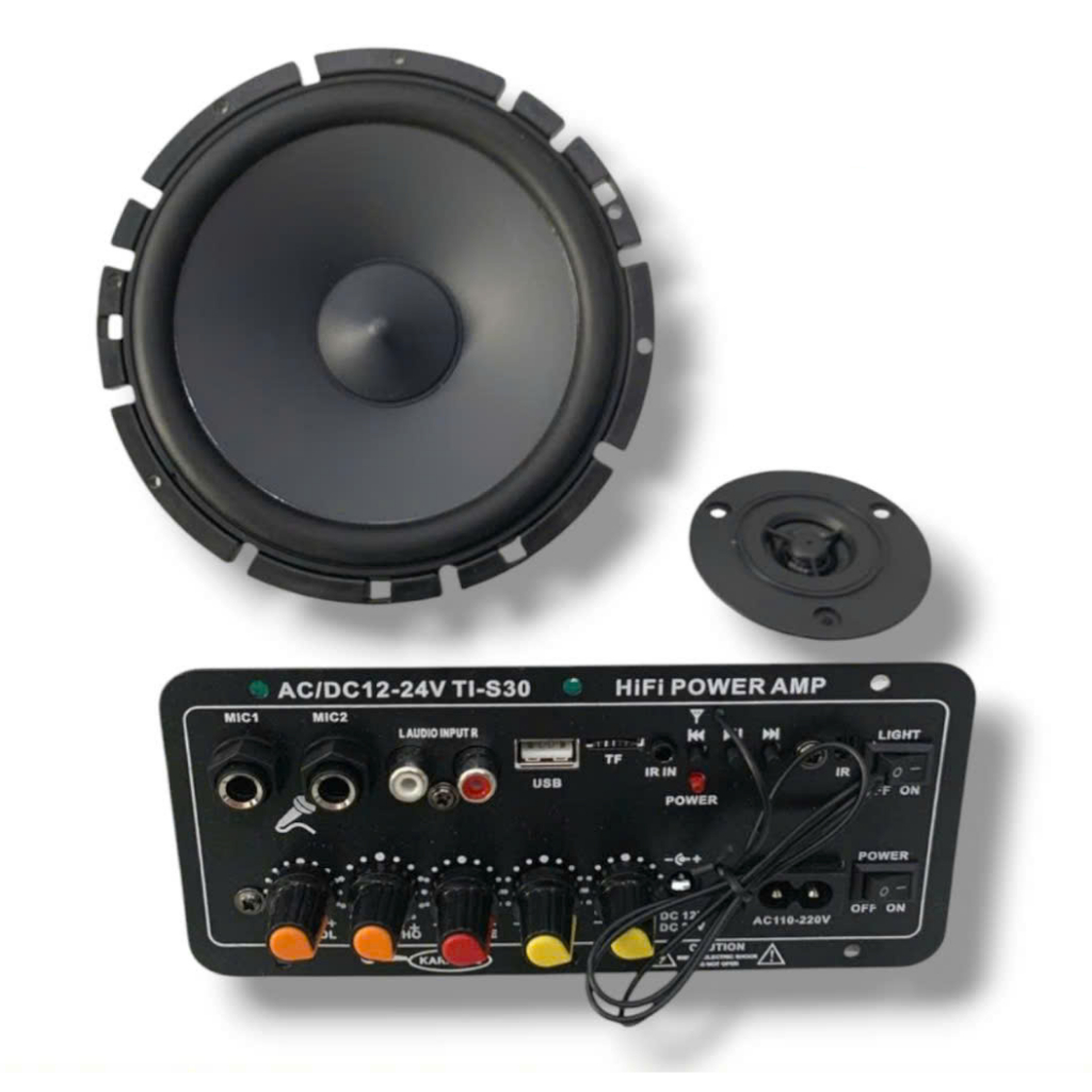 combo ráp loa mạch D10 bass 16 bâu nắp cánh xe ô tô kèm trép đĩa 7 cm