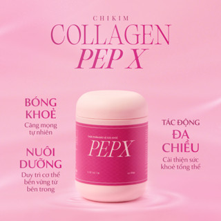 Bột Collagen Nguyên Bản Thuỷ Phân - PEPX 300g - CHIKIM.VN - Chống Lão Hoá, Da Căng Bóng, Khoẻ Mạnh