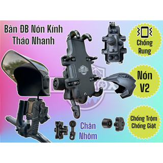  Giá đỡ Điện Thoại Chống Rung Vetabox - Chân Nhôm - Khớp giữa Nhôm - Chính Hãng BH6TH 