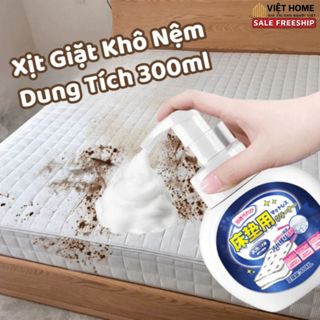 Nước Giặt Khô Chăn Ga Gối Đệm Khử Mùi Nhanh Chống Mốc Khử Mùi Vệ Sinh Sofa 300ml Việt Home - BX14