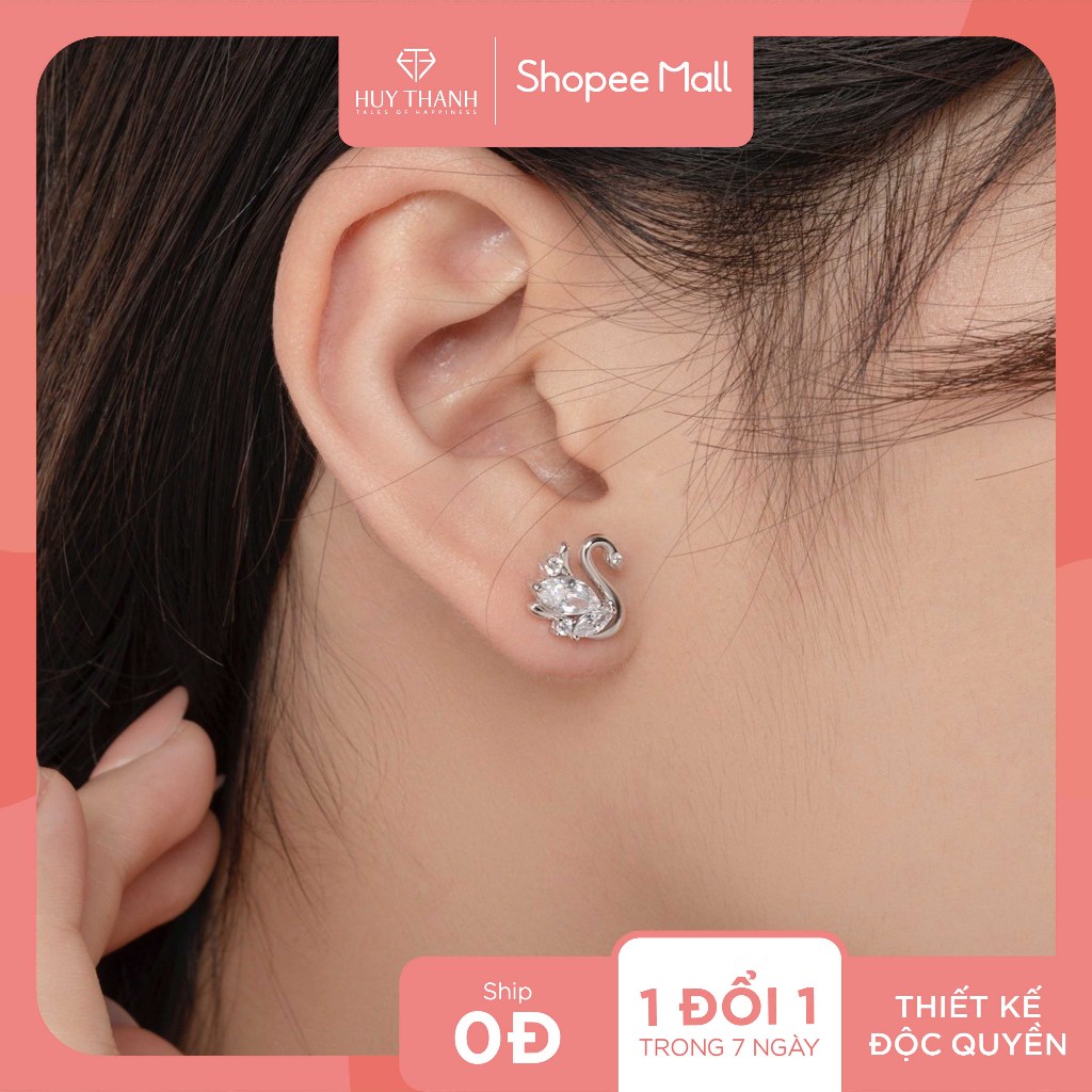 Bông Tai Vàng 14k BTPTB353 Huy Thanh Jewelry