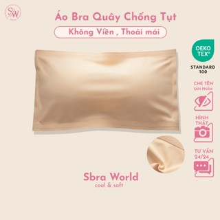Áo Bra Nữ Su Quây SBRA Không Dây Chống Tụt Mút Mỏng Mềm Mát Thoải Mái SB10