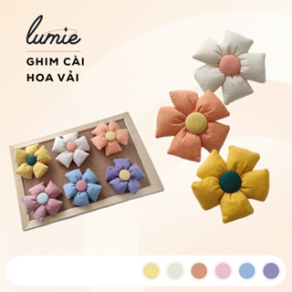 Ghim Cài Hoa Vải Chần Bông Nhiều Màu Xinh Xắn Trang Trí Balo Túi Đeo Phụ Kiện Gắn Túi Xách Vintage