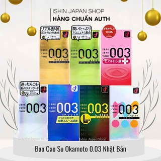  Bao Cao Su Okamoto 0.03 Siêu Mỏng Nhật Bản Đủ Loại  Okamoto 003  
