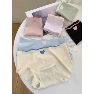 Set 5 Quần Lót Nữ Đúc Su Tim Tàng Hình, Quần Lót Kháng Khuẩn Su Lạnh K Lộ Viền Brenda Shop