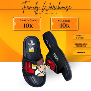  Dép Lê Trẻ Em ADDA 31R4V - Dép Quai Ngang Ben 10 Êm Chân Chống Trượt Hàng Chính Hãng 