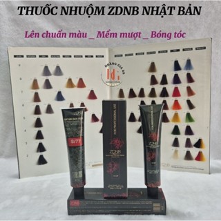 Màu nhuộm tóc Collagen ZDNB cao cấp _ Siêu bóng tóc, mềm mượt, lên màu đẹp [ Madein Nhật Bản 100ml ]