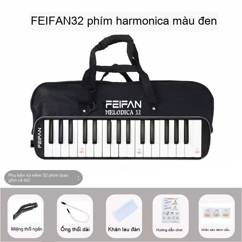 2025 Kèn Phím Melodica 32 Phím Thương Hiệu  Chính Hãng, Kèn Phím Cho Bé, Kèn Piano Đủ Phụ Kiện Đi Kè
