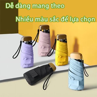 Ô Mini Pocket Chống Tia UV Gấp Gọn Chống Mưa Di Động