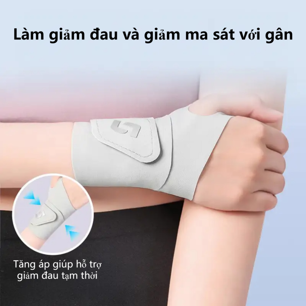 Băng quấn cổ tay mỏng nhẹ bảo vệ khớp cổ tay hạn chế bong gân