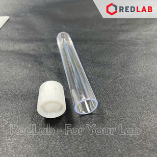 [Gói 150 cái] Ống nghiệm nhựa Khải Vân 16x100mm 10ml có Nắp Chụp (mới), không nhãn, có VAT
