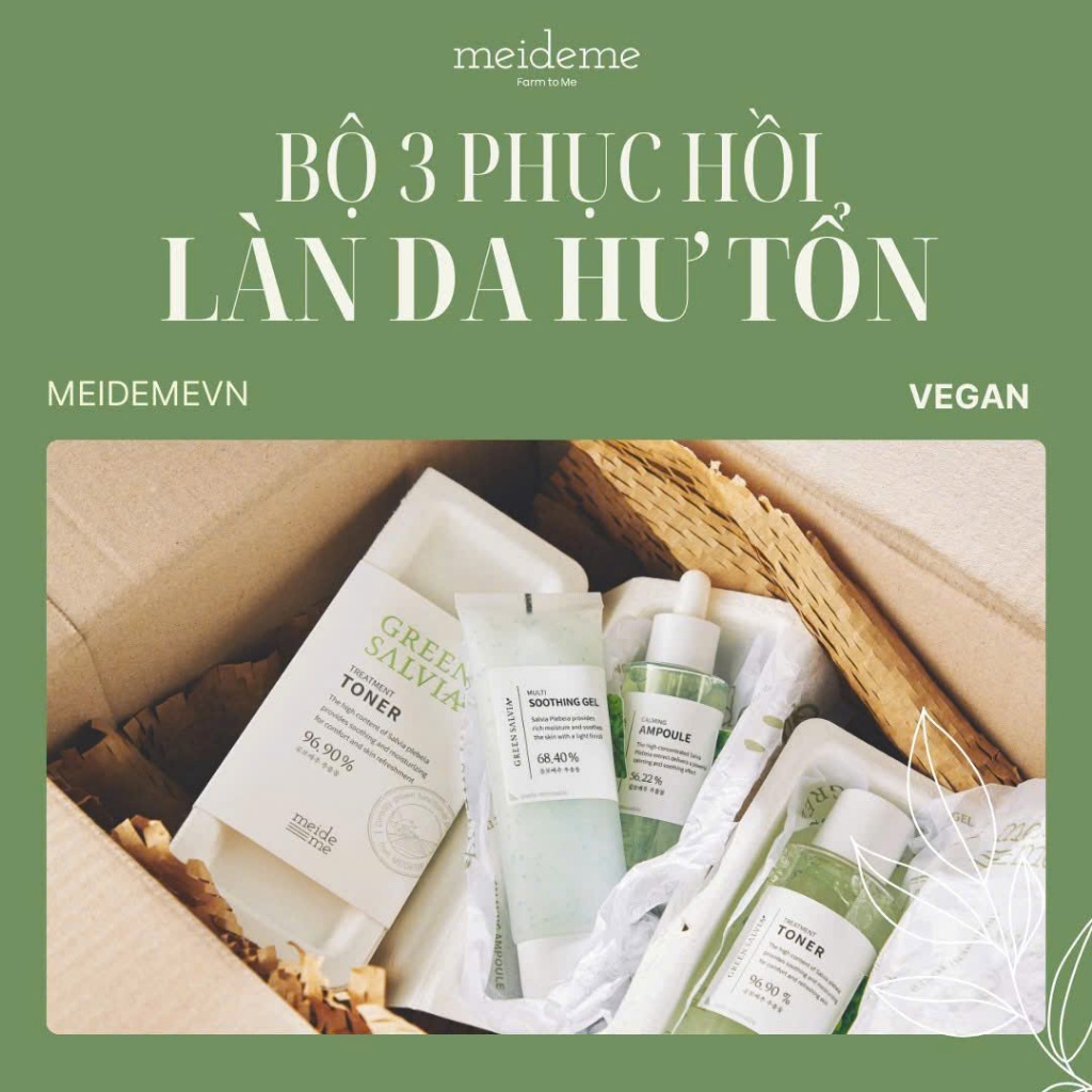 Gel làm dịu phục hồi cấp tốc cho da nhạy cảm - MEIDEME Green Salvia Multi Soothing Gel 70ml | BigBuy360 - bigbuy360.vn