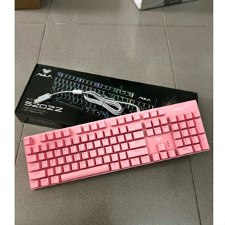 bàn phím cơ màu hồng Dareu EK1280s Pink ,S2022 Pink Blue Switch ,chế độ led nhẹ nhàng , tinh tế