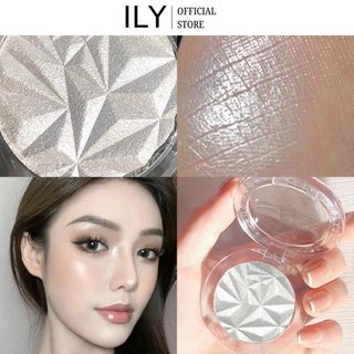  Phấn Nhũ Bắt Sáng Tạo Khối Màu Nhũ Kim Tuyến Mịn Tự Nhiên Phấn Highlight Trang Điểm Makeup Đẹp ILY 