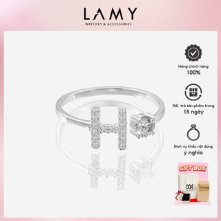Nhẫn bạc nữ LAMY Initial Ring Silver 8270 - Nhẫn bạc ta cao cấp