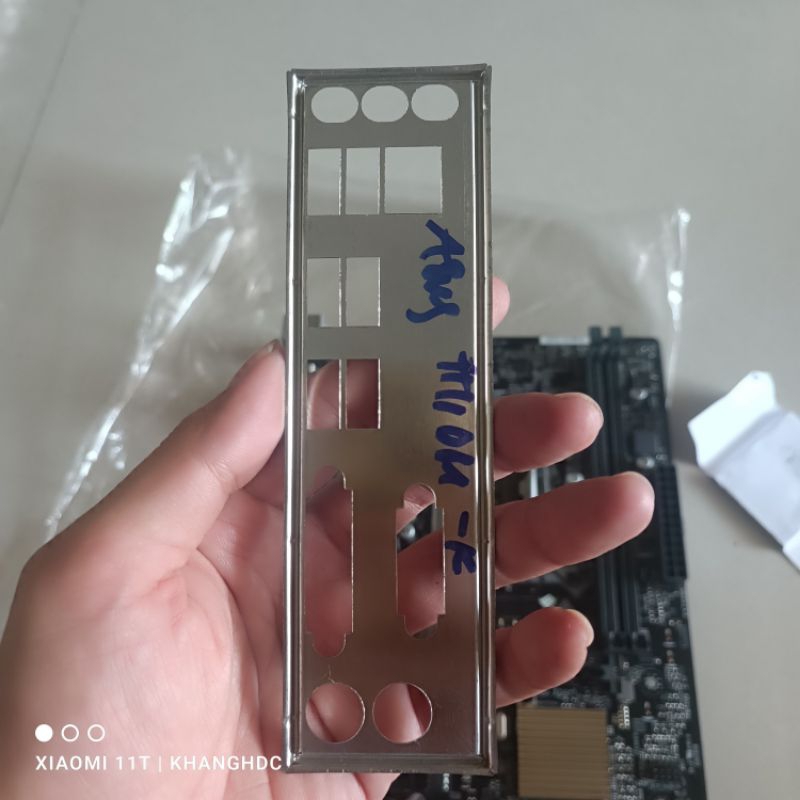 FE CHẶN MIẾNG SẮT CHE CỔNG H110M K ASUS CẮT CNC THEO ĐÚNG KÍCH THƯỚC HOẶC CŨ ĐÃ QUA SỬ DỤNG