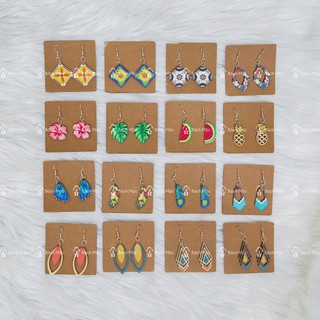 Sỉ bông tai gỗ (100 đôi mix đa dạng mẫu)