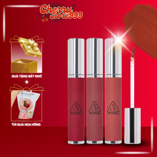 Son kem lì 3CE tạo hiệu ứng mờ lì hoàn hảo, không gây khô môi, chất son mềm mịn, lên màu chuẩn - LUXE517