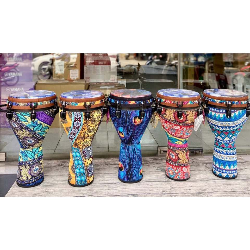 Trống Djembe châu Phi 10 inch bọc vải