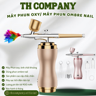 Máy Phun Oxy Cầm Tay Di Động Dùng Cho Spa, TMV, Cá Nhân, máy ombre nail - TH COMPANY