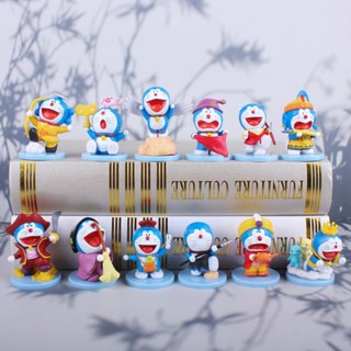 mua 5 tặng 1 [ hỏa tốc HCM ] [ Vũ Trí Ba ]  bộ 12 Mô hình doremon DORAEMON chuyến phiêu lưu và các Bảo bối cực đẹp
