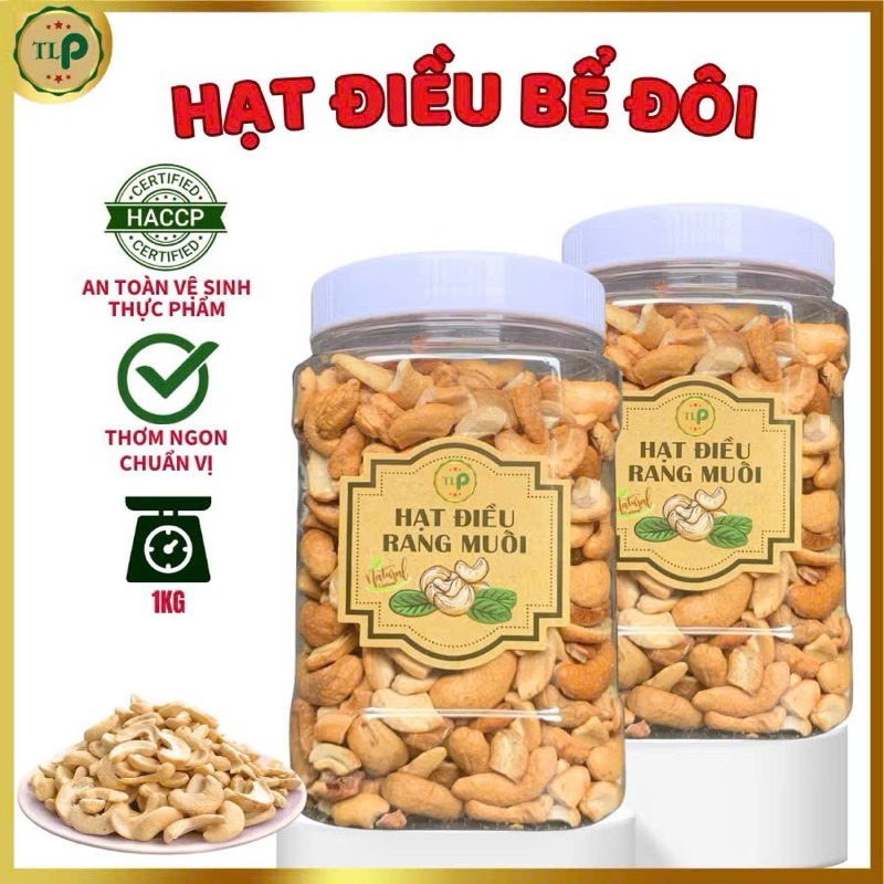 Hạt Điều Rang muối vỡ 500g