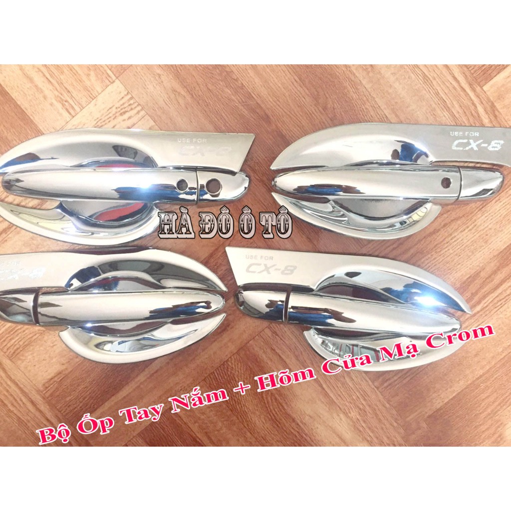Bộ Ốp Tay Nắm Hõm Cửa CX8 2018 2019 2020 2021 2022 2023 2024 2025 - Ốp Tay Cửa Mazda CX8