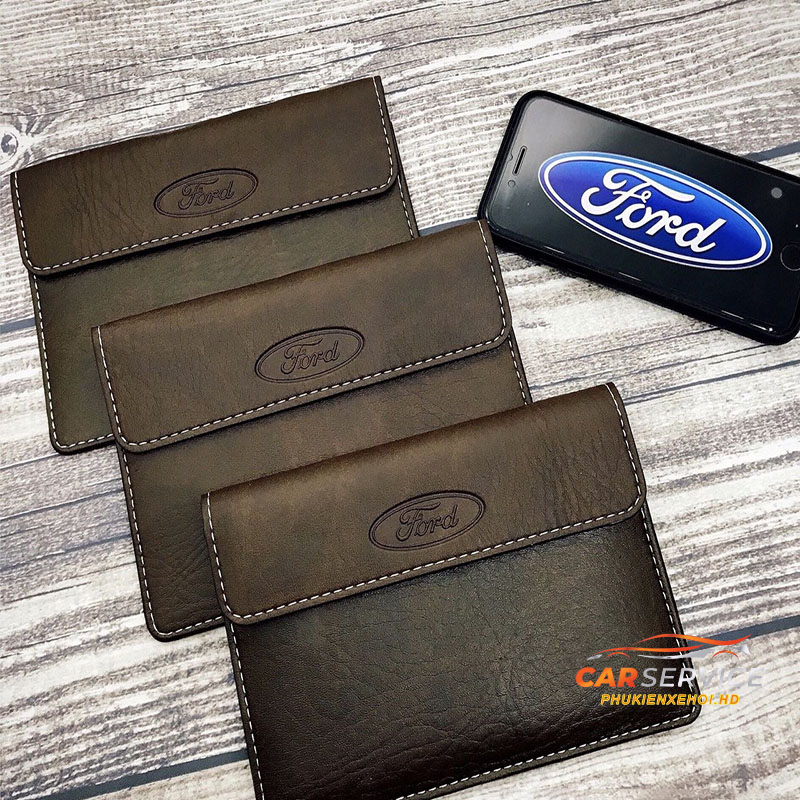 Ví Da Đựng Giấy Tờ Xe với Logo Hãng Xe