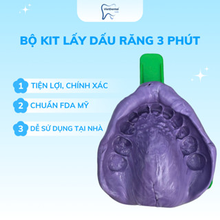 Bộ Kit Lấy Dấu Răng Tại Nhà Làm Máng Tẩy Trắng, Hàm Duy Trì, Khay Chỉnh Nha (Cao Su Đặc Chuẩn FDA)