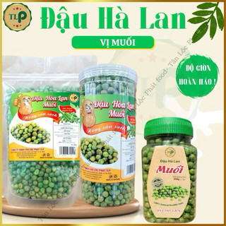 1KG Đậu Hà lan sấy giòn/ tỏi ớt  (2 hũ 500G)