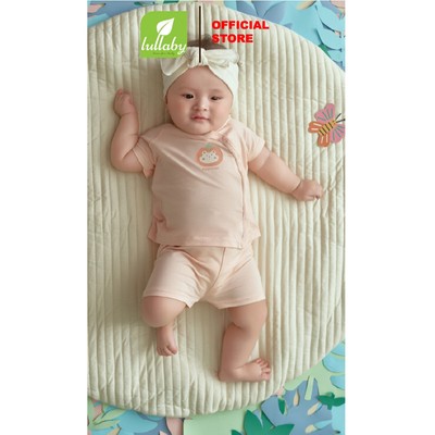 LULLABY - nh393N - Áo cài lệch cộc tay thun lạnh