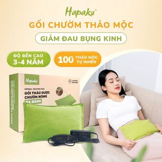  Gối Chườm Từ Thảo Dược Hapaku Thảo Dược Spa Loại 1 Gối Massage Cổ Vai Gáy Giảm Đau Bụng Kinh Thiết Bị Spa Chính Hãng 