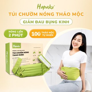 Túi Chườm Nóng Từ Thảo Dược Hapaku, Đồ Spa Chuyên Nghiệp, Giảm Đau Bụng Kinh, Thoát Vị Đĩa Đệm, Giảm Đau Lưng