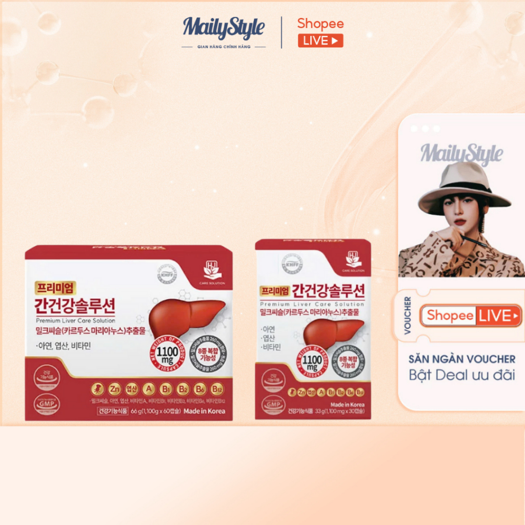 E22_Thực phậm bảo vệ sức khỏe Premium Liver Care Solution ( Thải độc gan )